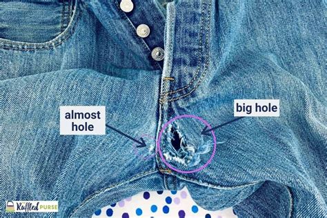 fix jeans with hole in crotch|fixing ripped jeans crotch.